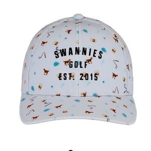 SWANNIES GOLF CAP - PIERCE HAT GRAY ADJUSTABLE